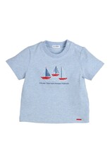 Gymp Gymp - blauwe t shirt zeilen