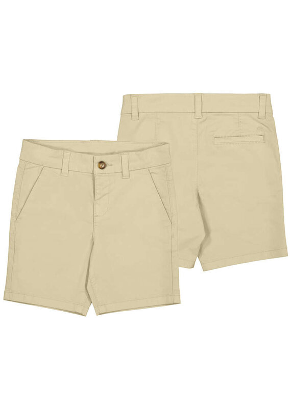 mayoral Mayoral-Basic Chino shorts- cashew