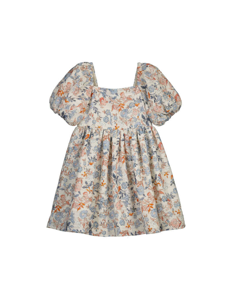 mayoral Mayoral- gebloemde jurk-Salmon