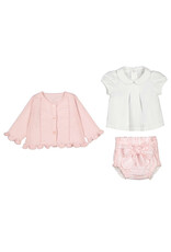 mayoral Mayoral- setje 3 stuks-wit/roze