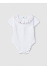 Laranjinha Laranjinha - body ruffel kraag met bloemen