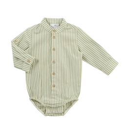 Natini Natini - Body hemd - Stripes groen Leo