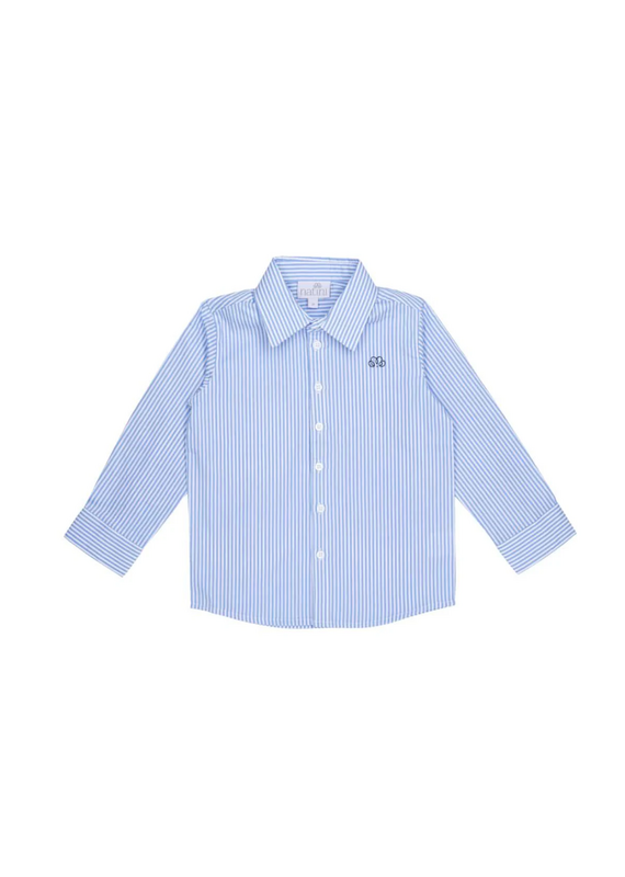 Natini Natini -Hemd - Stripes licht blauw