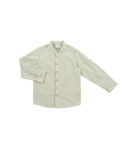 Natini Natini -Hemd - Stripes groen Leo