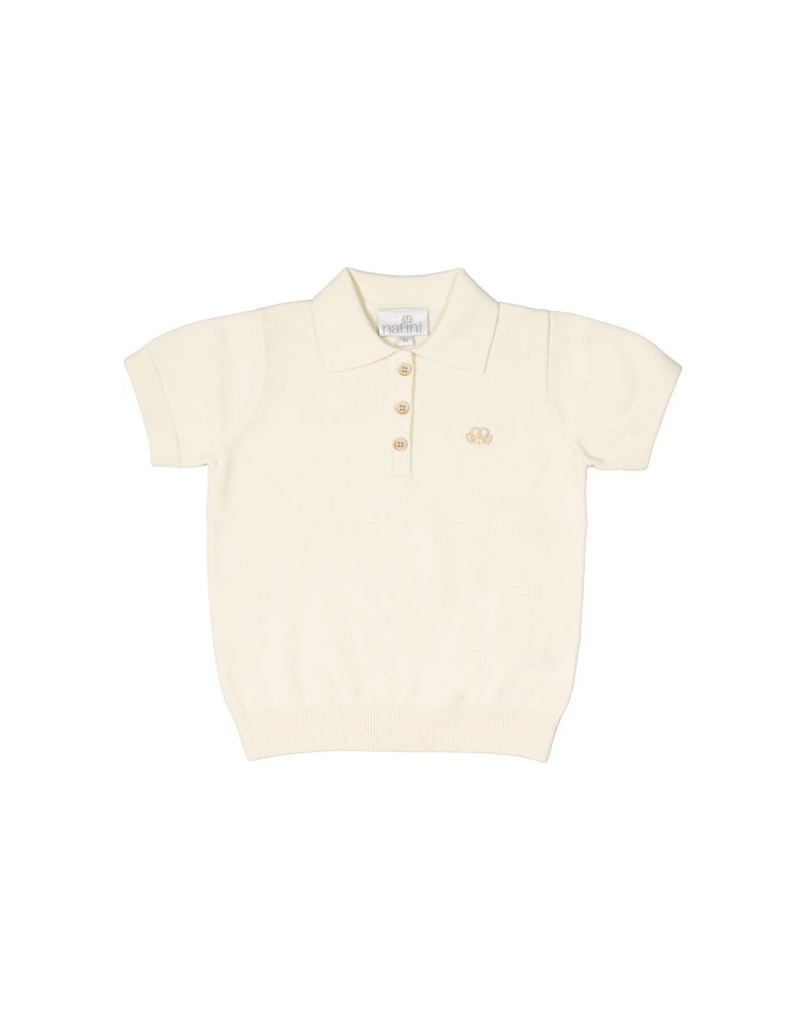 Natini Natini - Polo Tricot Bryan - Cream