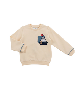 Natini Natini - Sweater Pocket Boat - cream