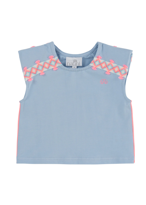 Natini Natini - Top Rory - licht blauw