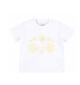 Natini Natini - T-shirt Jade - Flowers geel