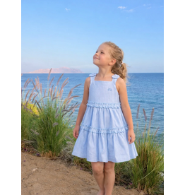 Natini Natini -Jurk Stripes wit/blauw