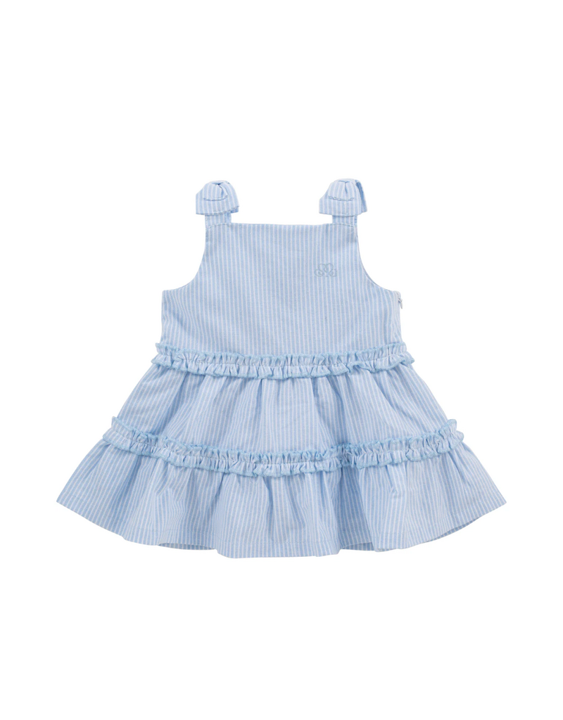 Natini Natini -Jurk Stripes wit/blauw