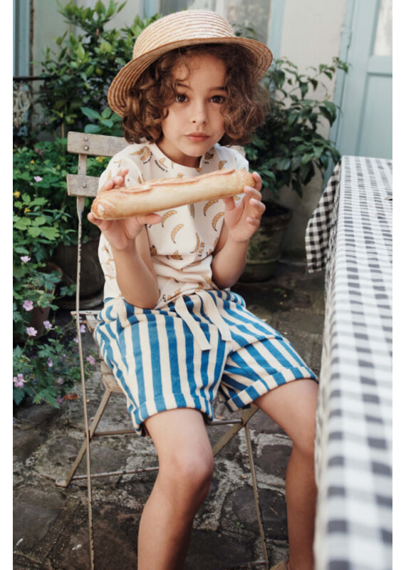 Emile & Ida Emil ida - gestreepte sponse short