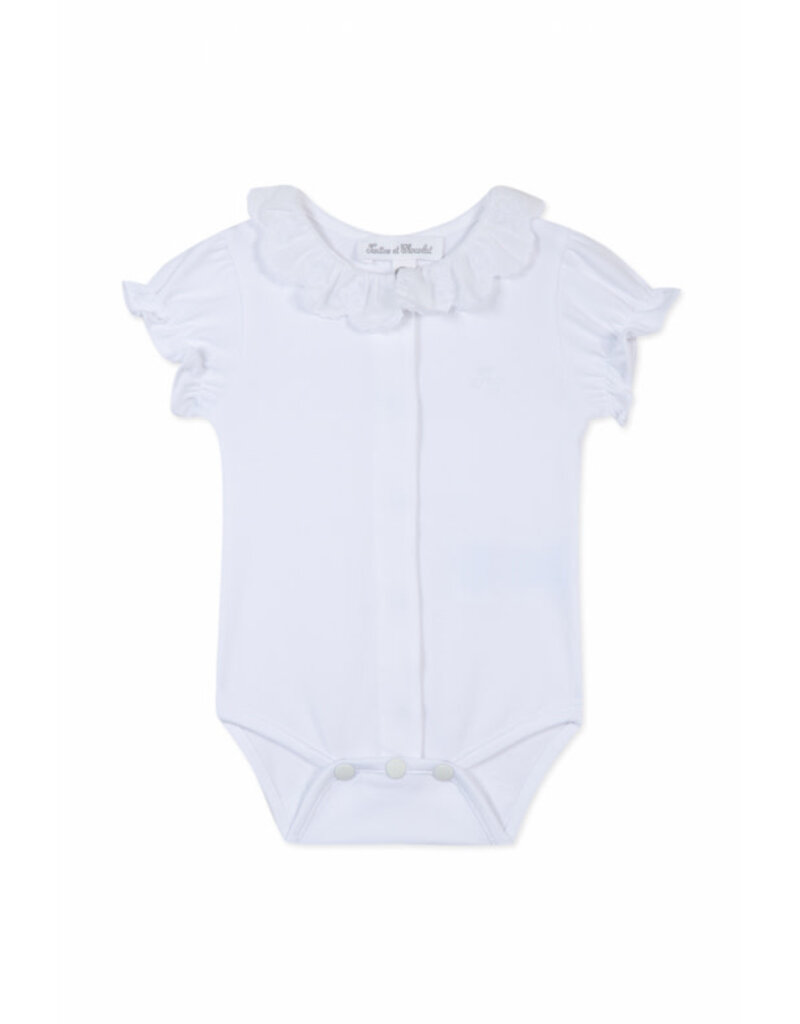 Tartine & Chocolat Tartine & Chocolat - Body met witte kraag met runches