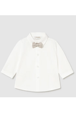 mayoral Mayoral - wit hemdje met beige strik