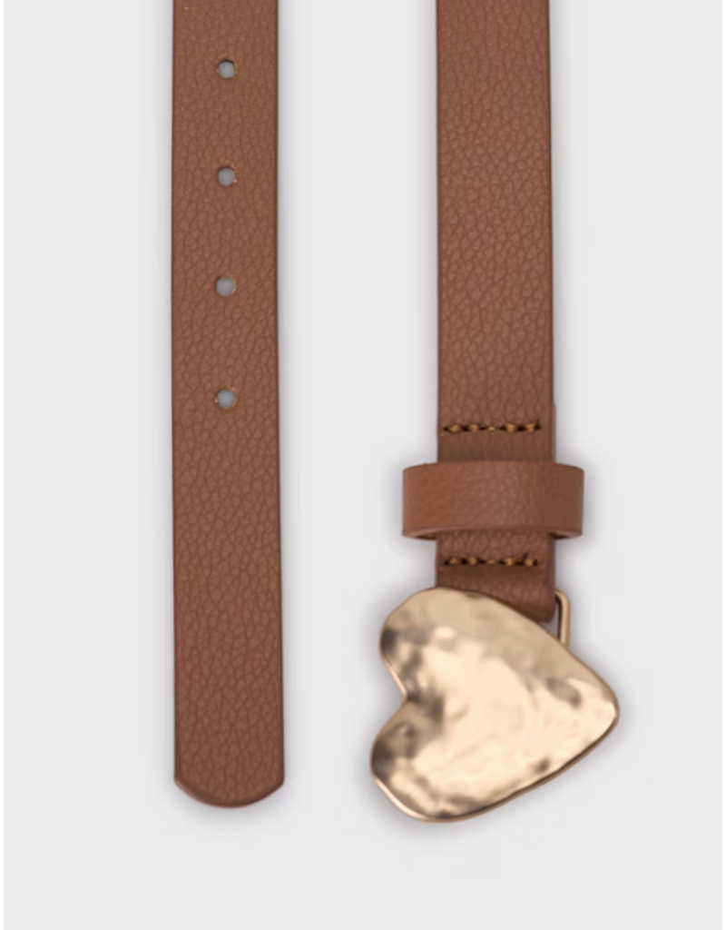 mayoral Mayoral - riem bruin met goude hartje