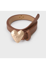 mayoral Mayoral - riem bruin met goude hartje