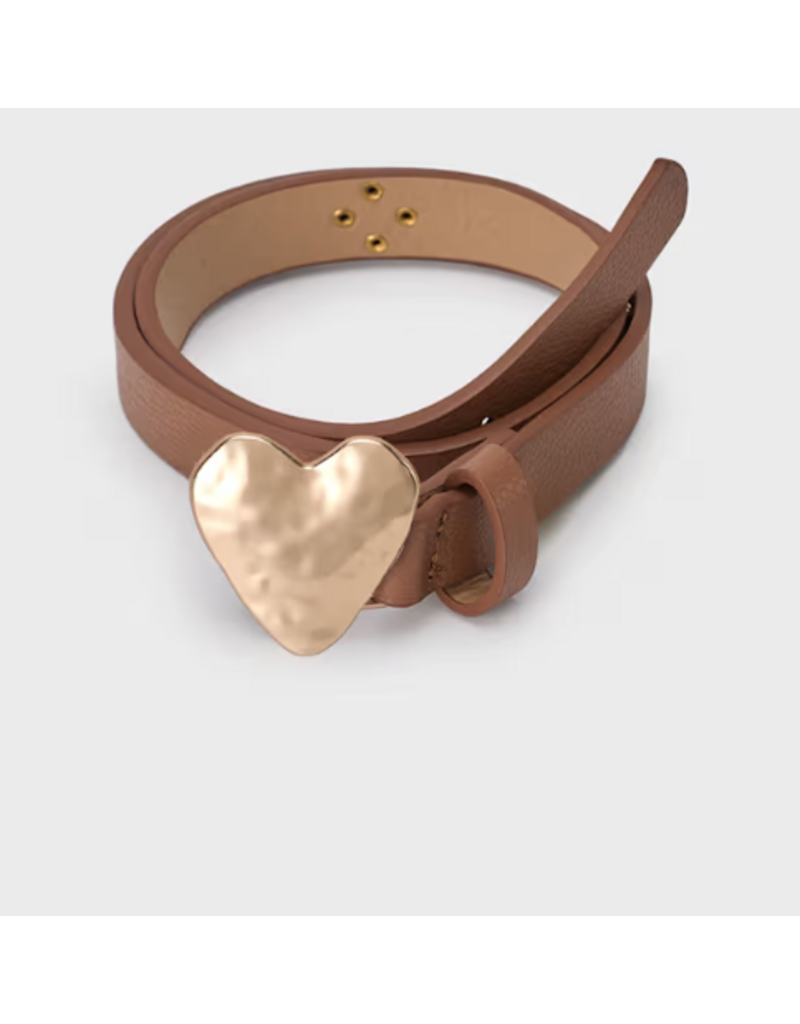 mayoral Mayoral - riem bruin met goude hartje