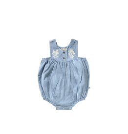 Your Wishes Your wishes - vichy blauw zomer romper