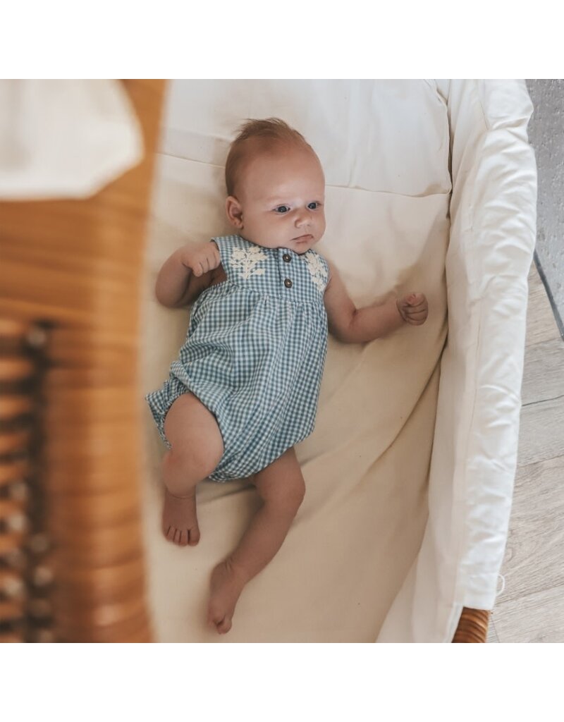 Your Wishes Your wishes - vichy blauw zomer romper