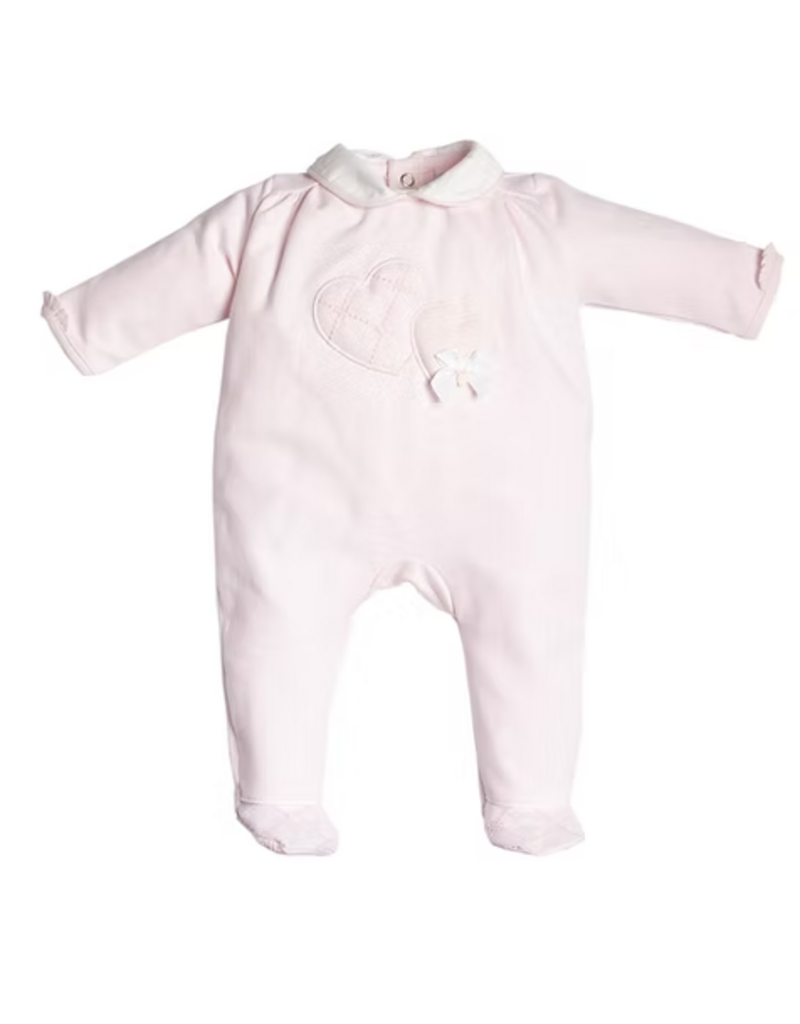 First First-rompersuit-couture-pink 2hearts