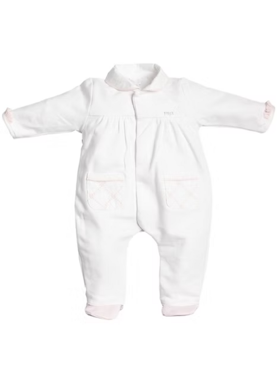 First First-rompersuit-couture lace heart-white pink