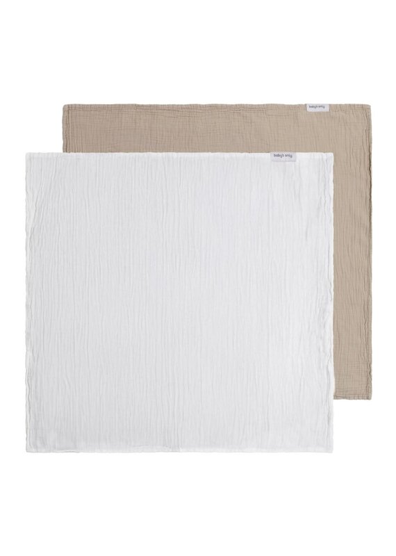 Baby's only - Hydrofiele doek Tender Beige/linen - 115x115 - 2-pack