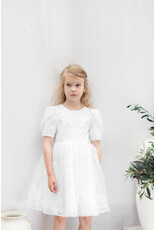 Tartine & Chocolat Tartine et Chocolat - Ceremoniejurk Maraine - wit/pailetten