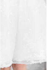 Tartine & Chocolat Tartine et Chocolat - Ceremoniejurk Maraine - wit/pailetten