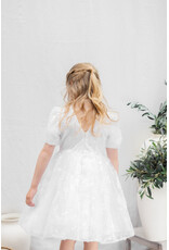 Tartine & Chocolat Tartine et Chocolat - Ceremoniejurk Maraine - wit/pailetten