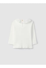 Laranjinha Laranjinha - Lange mouwen blouse wit met kraag