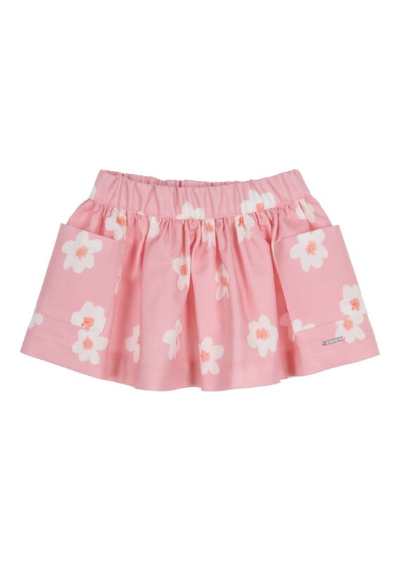 Gymp Gymp- rokje Sally- zachtroze/bloemen