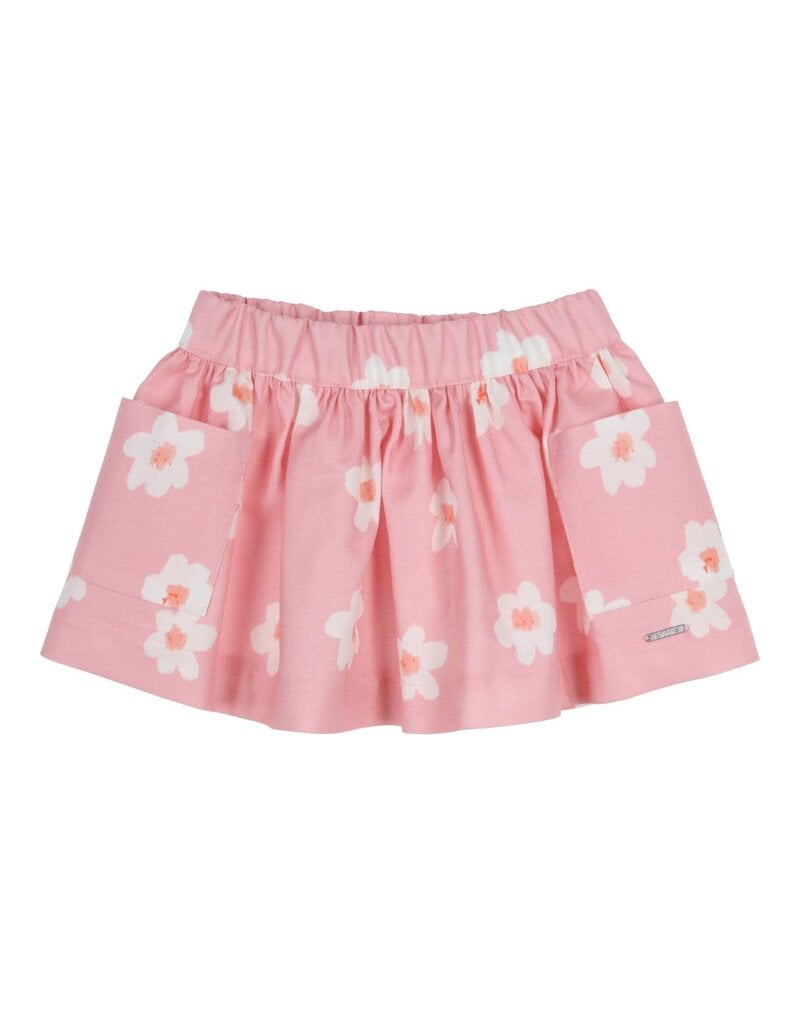 Gymp Gymp- rokje Sally- zachtroze/bloemen