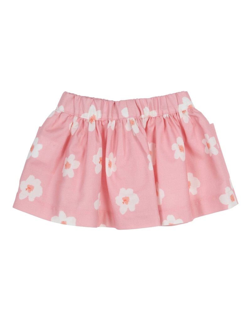 Gymp Gymp- rokje Sally- zachtroze/bloemen