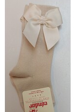 Condor Kniekous Condor met satijnen strik-linen