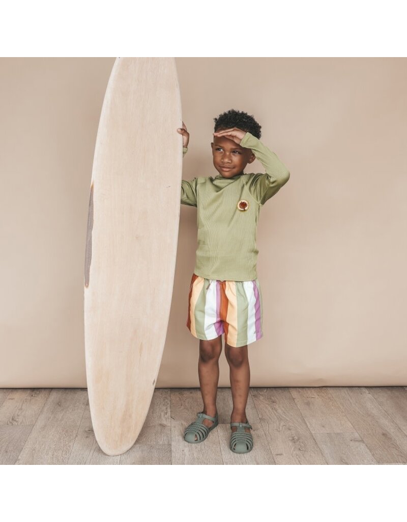 Salted stories - multi stripe zwemshort