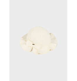 mayoral Mayoral-zonnehoed strik-gebroken wit