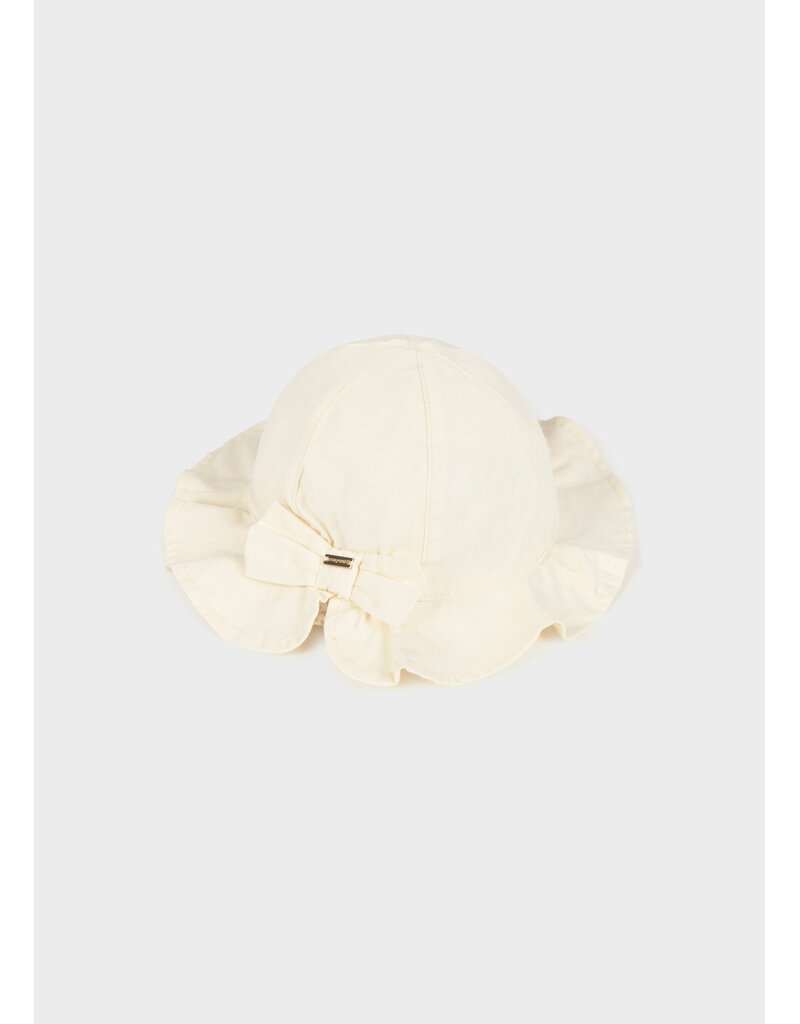 mayoral Mayoral-zonnehoed strik-gebroken wit