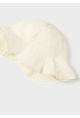 mayoral Mayoral-zonnehoed strik-gebroken wit