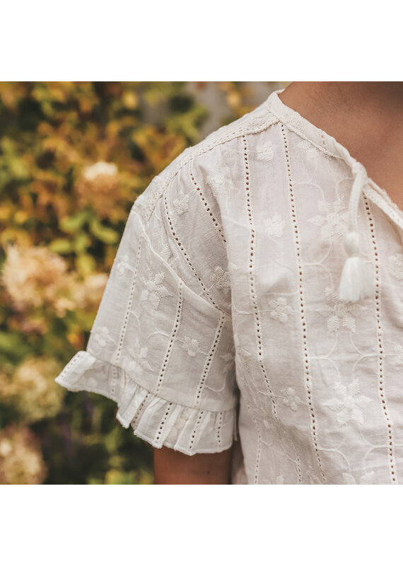 Your Wishes Your Wishes - Shiffly zomer top (ecru)