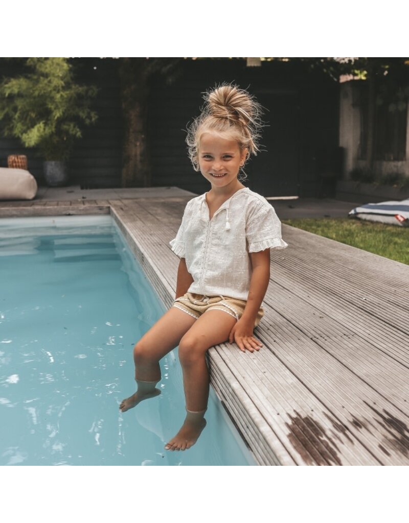 Your Wishes Your Wishes - Shiffly zomer top (ecru)