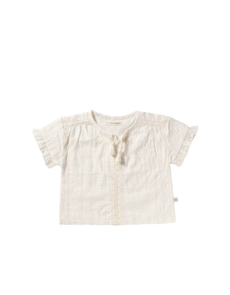 Your Wishes Your Wishes - Shiffly zomer top (ecru)