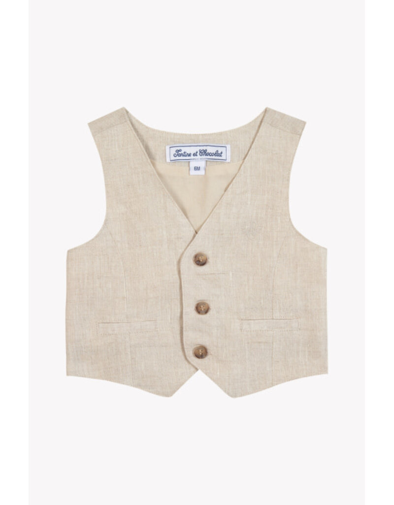 Tartine & Chocolat Tartine et Chocolat - Ceromonie Gilet beige