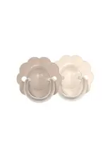 suavinex Suavinex-2 fopspenen Wonder-SX Pro- 0/6m-silicone(bruin-beige)