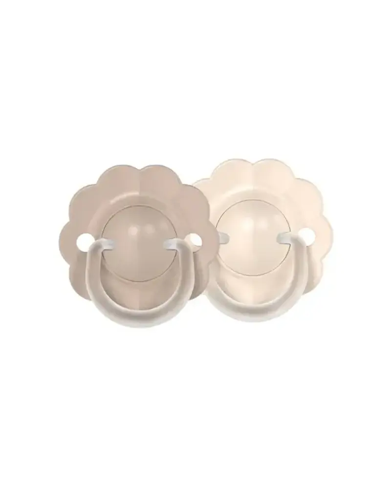 suavinex Suavinex-2 fopspenen Wonder-SX Pro- 0/6m-silicone(bruin-beige)