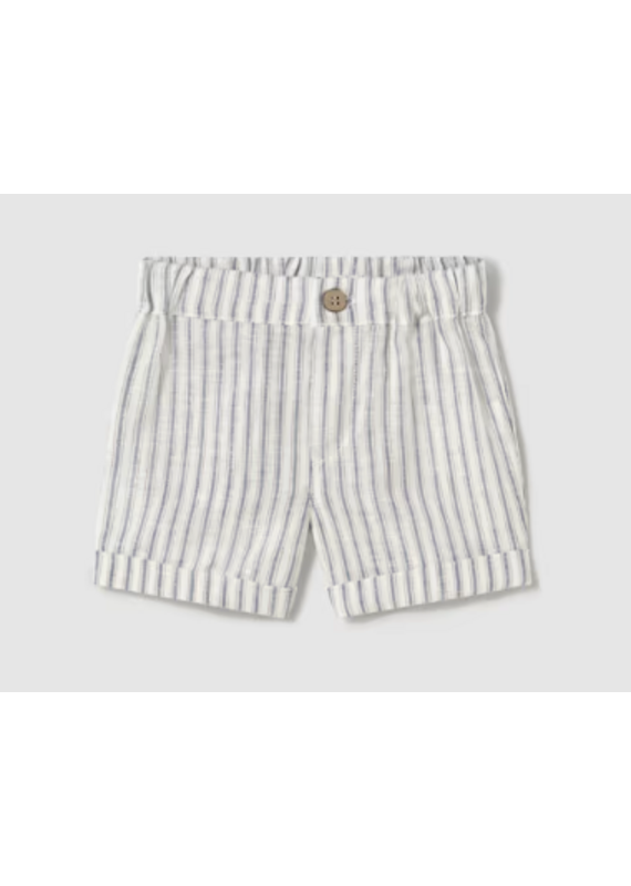 mayoral Mayoral - Linnen short (gestreept)