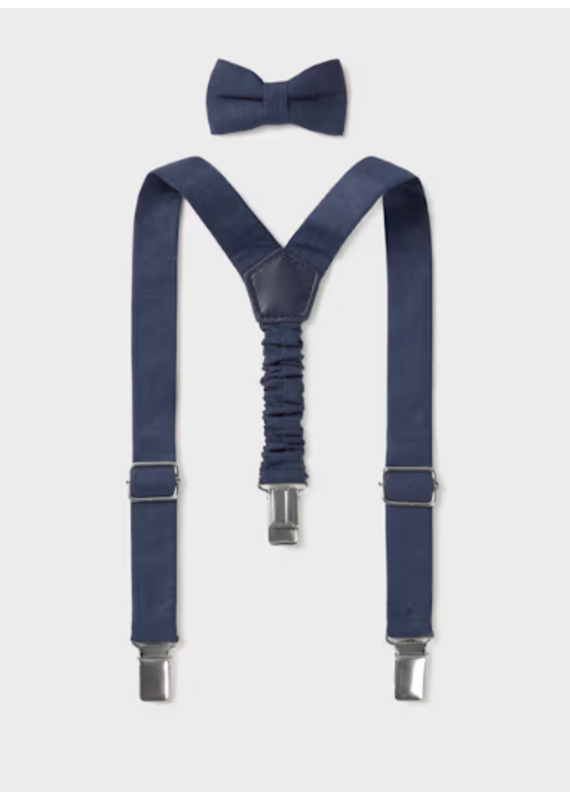 mayoral Mayoral - bretellen and bowtie set (blauw)