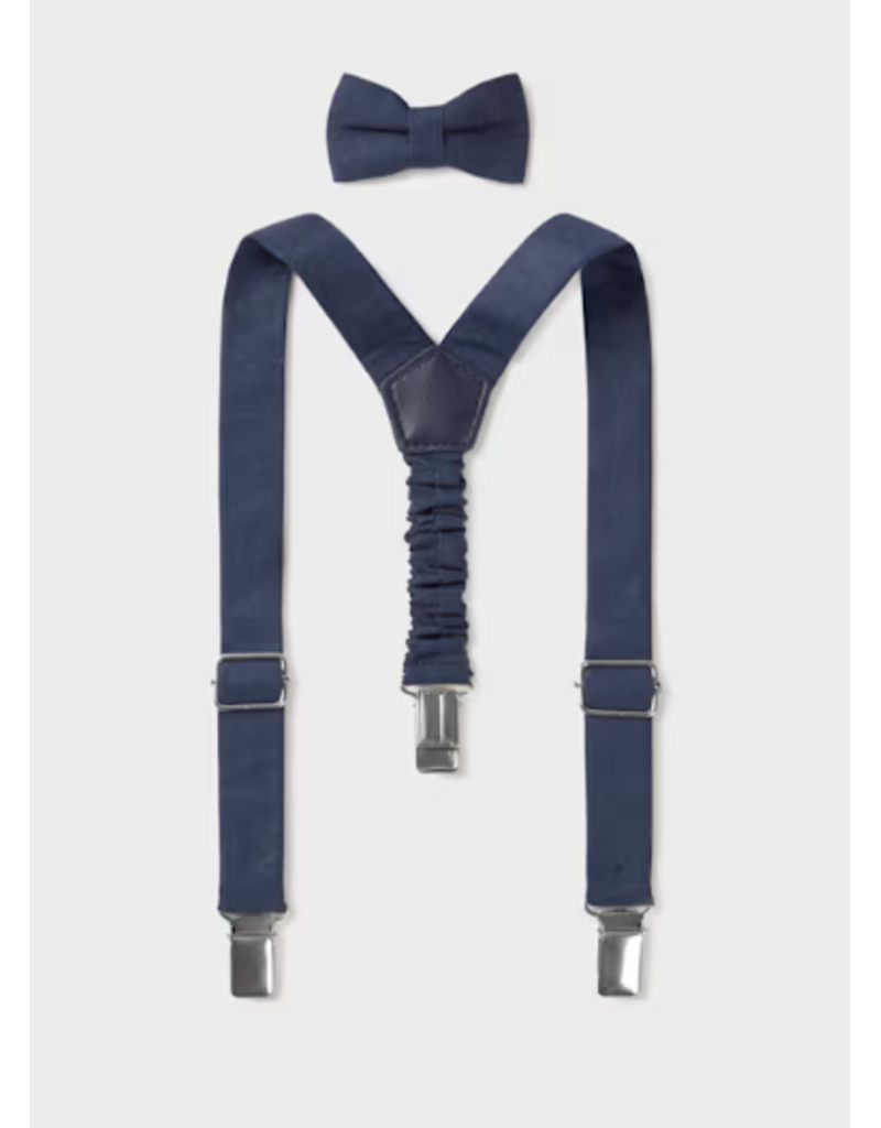 mayoral Mayoral - bretellen and bowtie set (blauw)