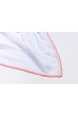 Yaarn Yaarn - muslin swaddle 120x120 wit/roze