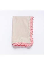 Yaarn Yaarn handmade - fleece 70x100cm beige/wit