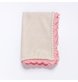 Yaarn Yaarn handmade - fleece 70x100cm beige/wit