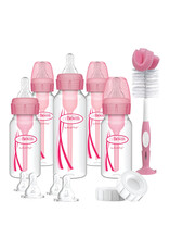 Dr. Brown's Dr. Browns Options+ Anti-colic Bottle | Gifstset Standaard halsfles - roze